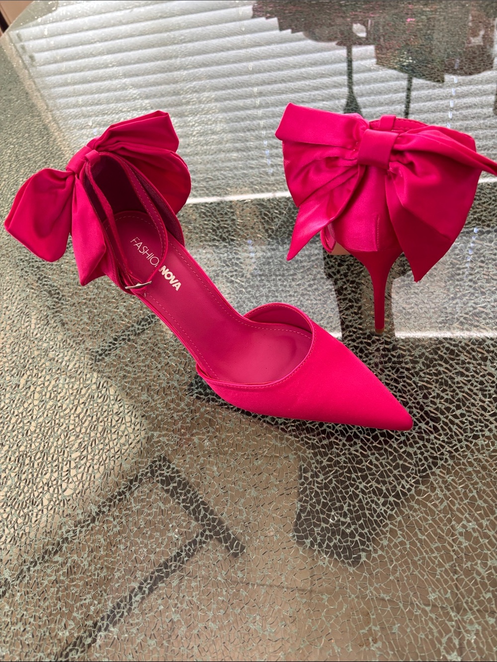 Fashion Nova Ankle Strap Heels